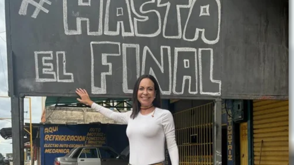 Refugiados venezolanos en la Embajada Argentina: Machado pide acción internacional