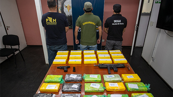 Secuestraron cocaína por un valor de 350 millones de pesos
