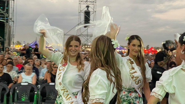 Sofía Zingaretti presente en la colorida Fiesta de la Cosecha de Mendoza