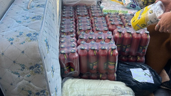 El Municipio aportó un camión y logística para trasladar donaciones a Bahía Blanca