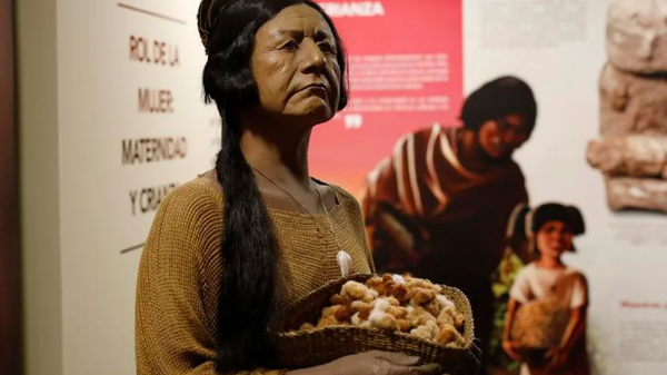 Una exposición resalta la importancia de las mujeres en la antigua civilización Caral de Perú